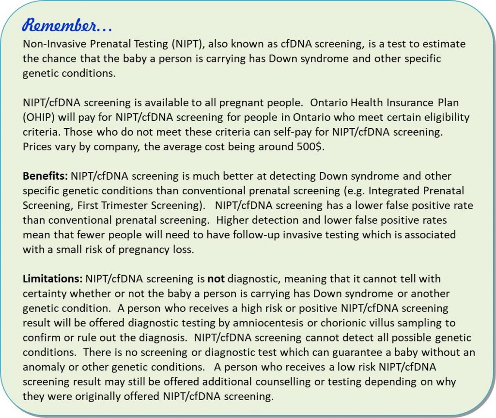 guide to understanding prenatal screening tests | genetics education